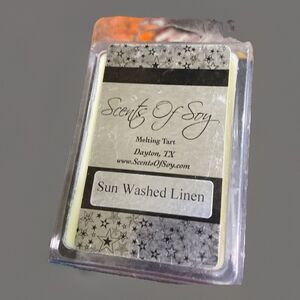 Scents Of Soy SUN WASHED LINEN Scent Wax Melt Pack ScenT Soy Dayton TX